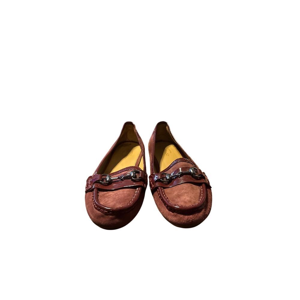 Sebago Women’s Pink Suede Horsebit Loafers Flats Size  EU 38 and a half.